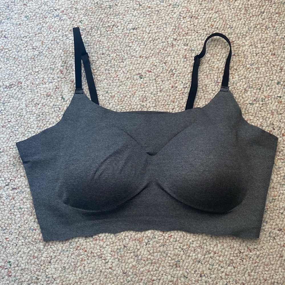 Zyia Charcoal Adjustable Straps Comfort Bra